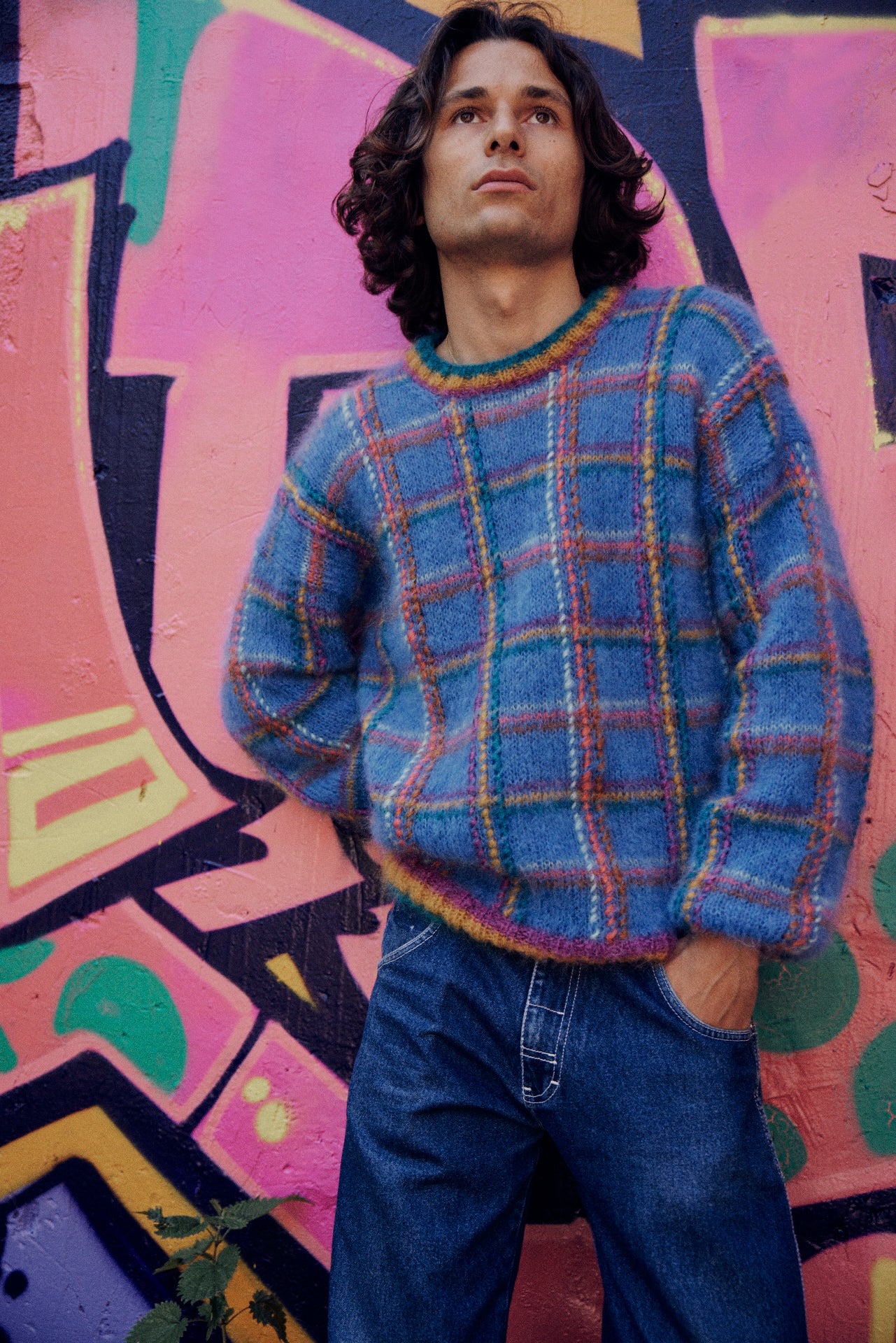 SWEATER TARTAN BLUE