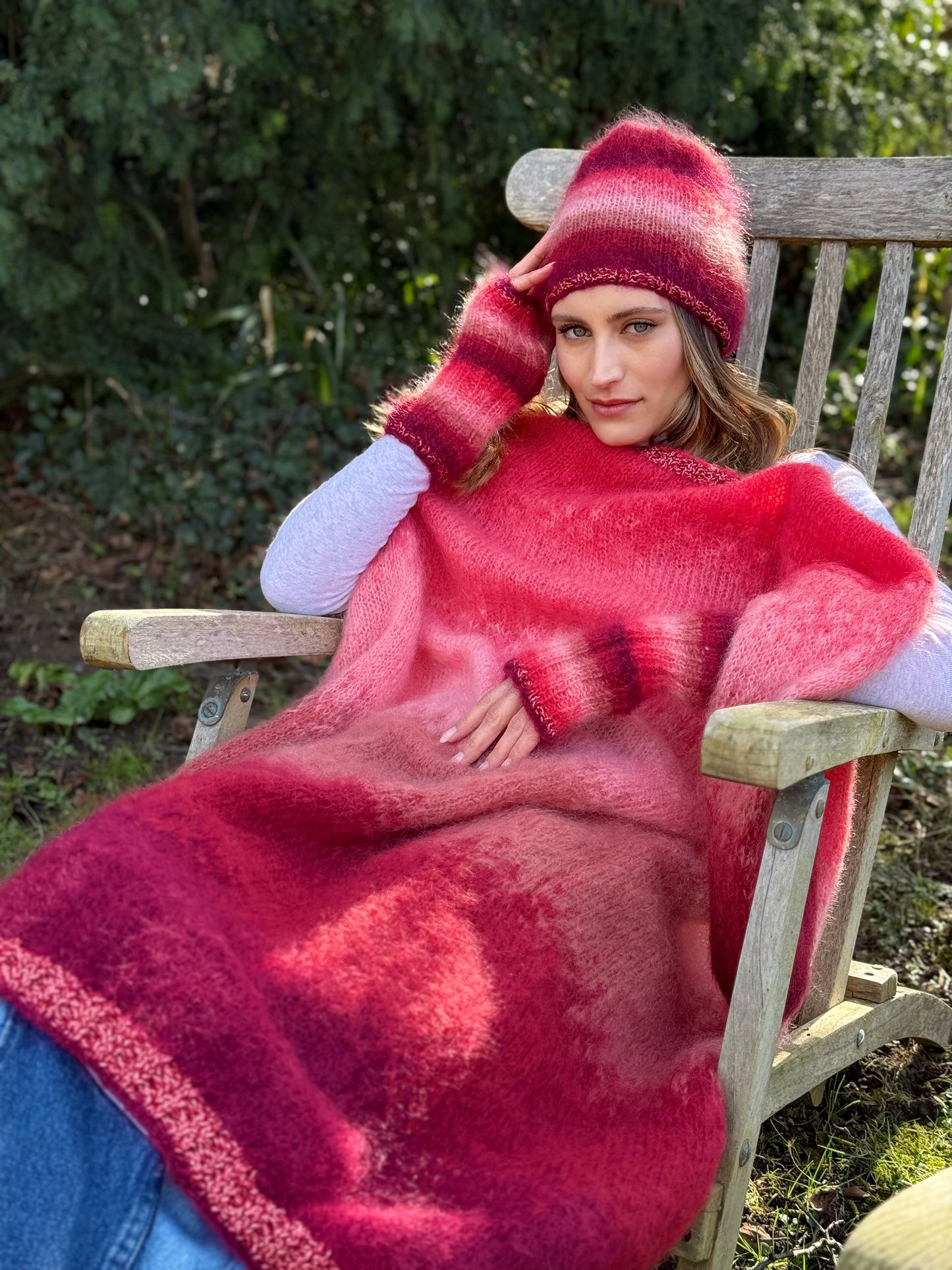 COAT TIE&DYE GRENAD/BORDO