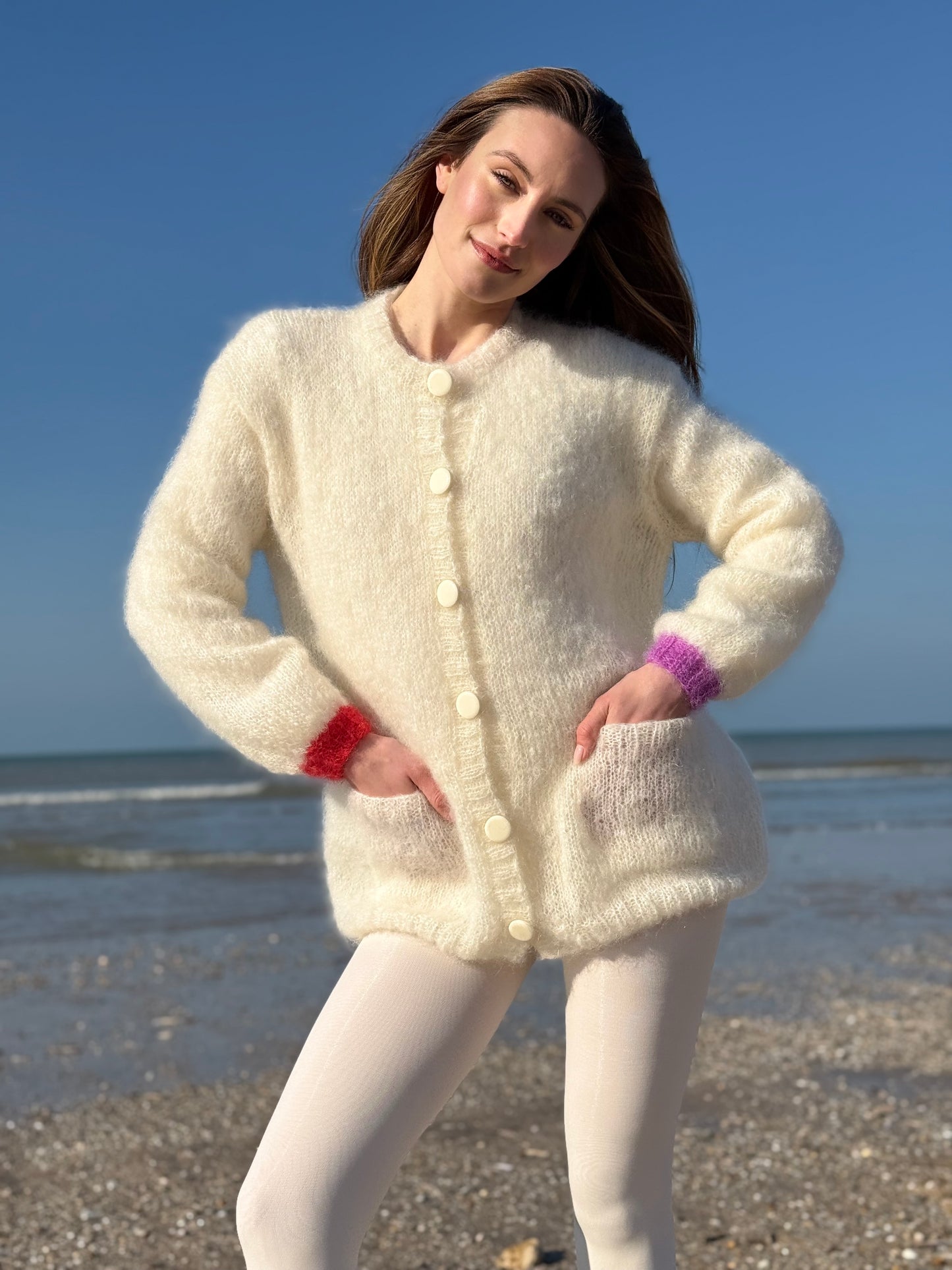 MY BEAUTIFUL LONG JACKET ECRU
