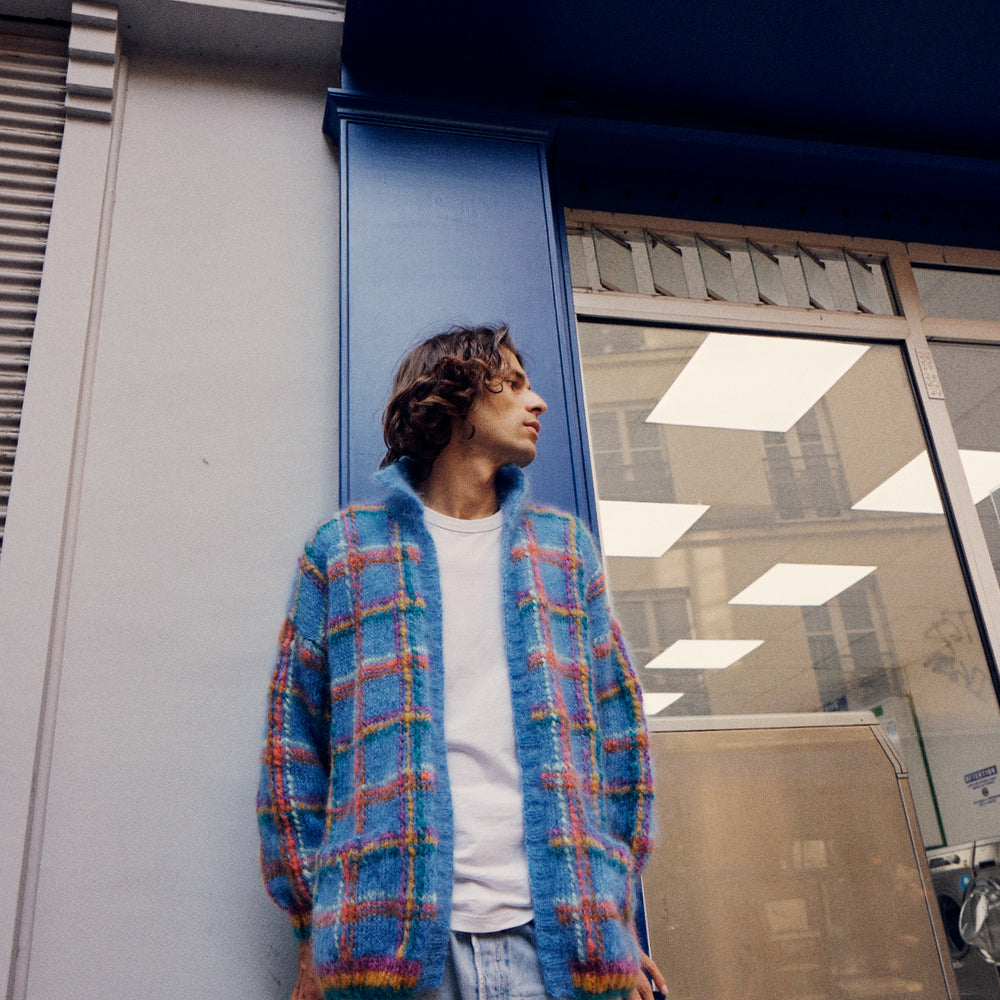 VESTE TARTAN SAUMON 