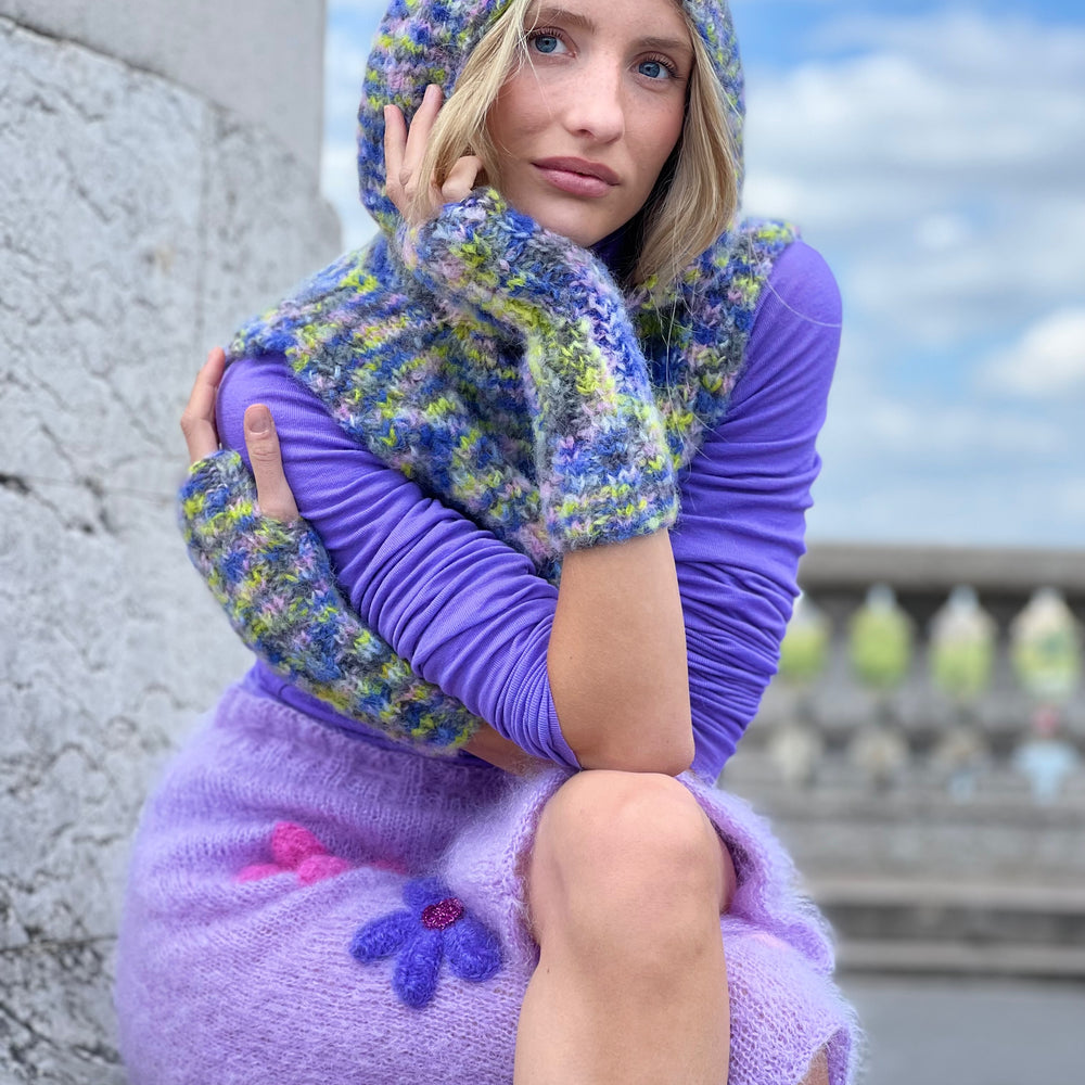 HOODIE & MITTENS DOUDOU MULTI