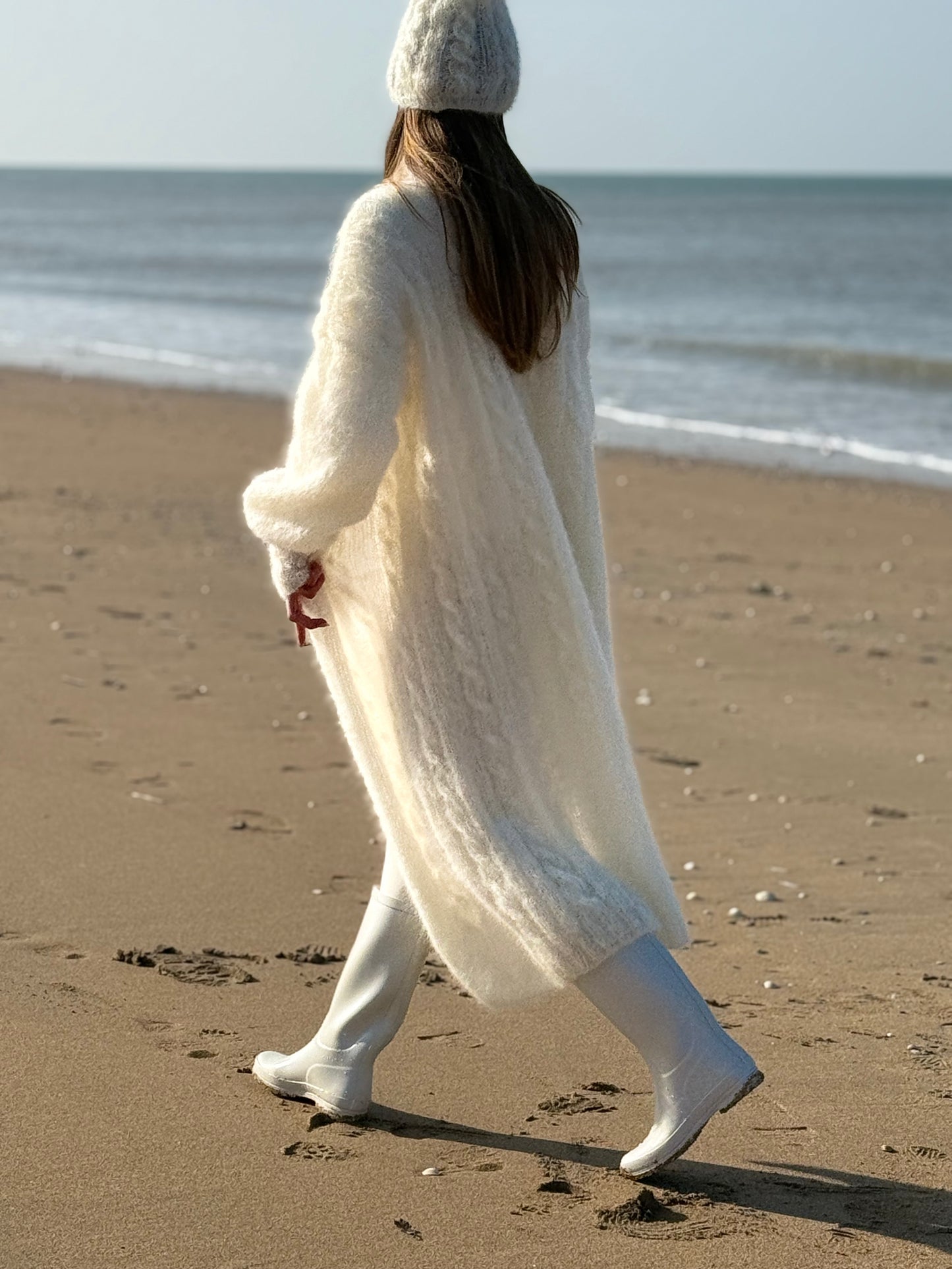 MY BEAUTIFUL COAT TORSADES ECRU
