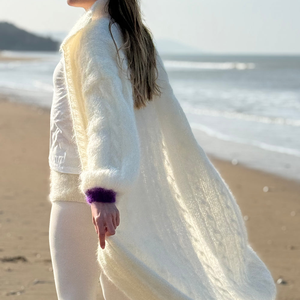 
                  
                    MY BEAUTIFUL COAT TORSADES ECRU
                  
                