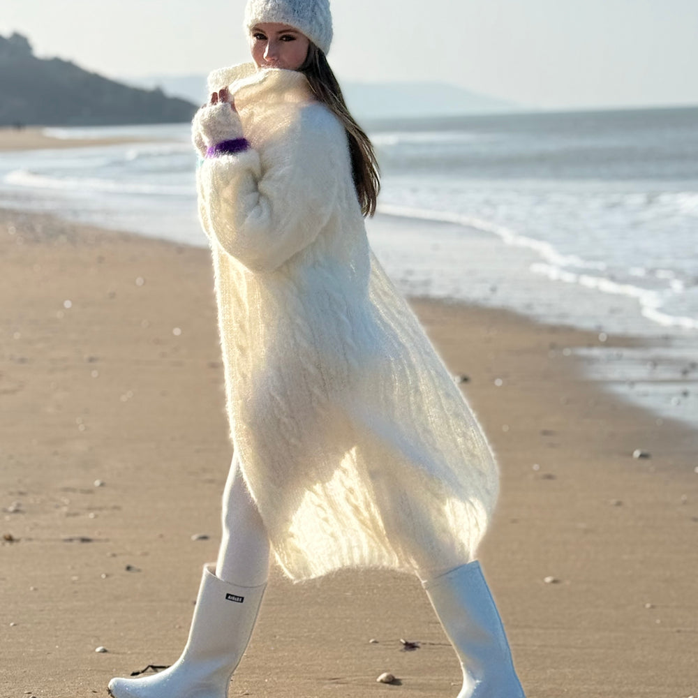 
                  
                    MY BEAUTIFUL COAT TORSADES ECRU
                  
                