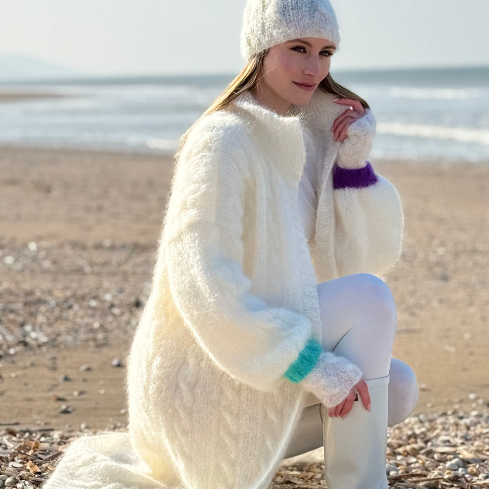 
                  
                    MY BEAUTIFUL COAT TORSADES ECRU
                  
                