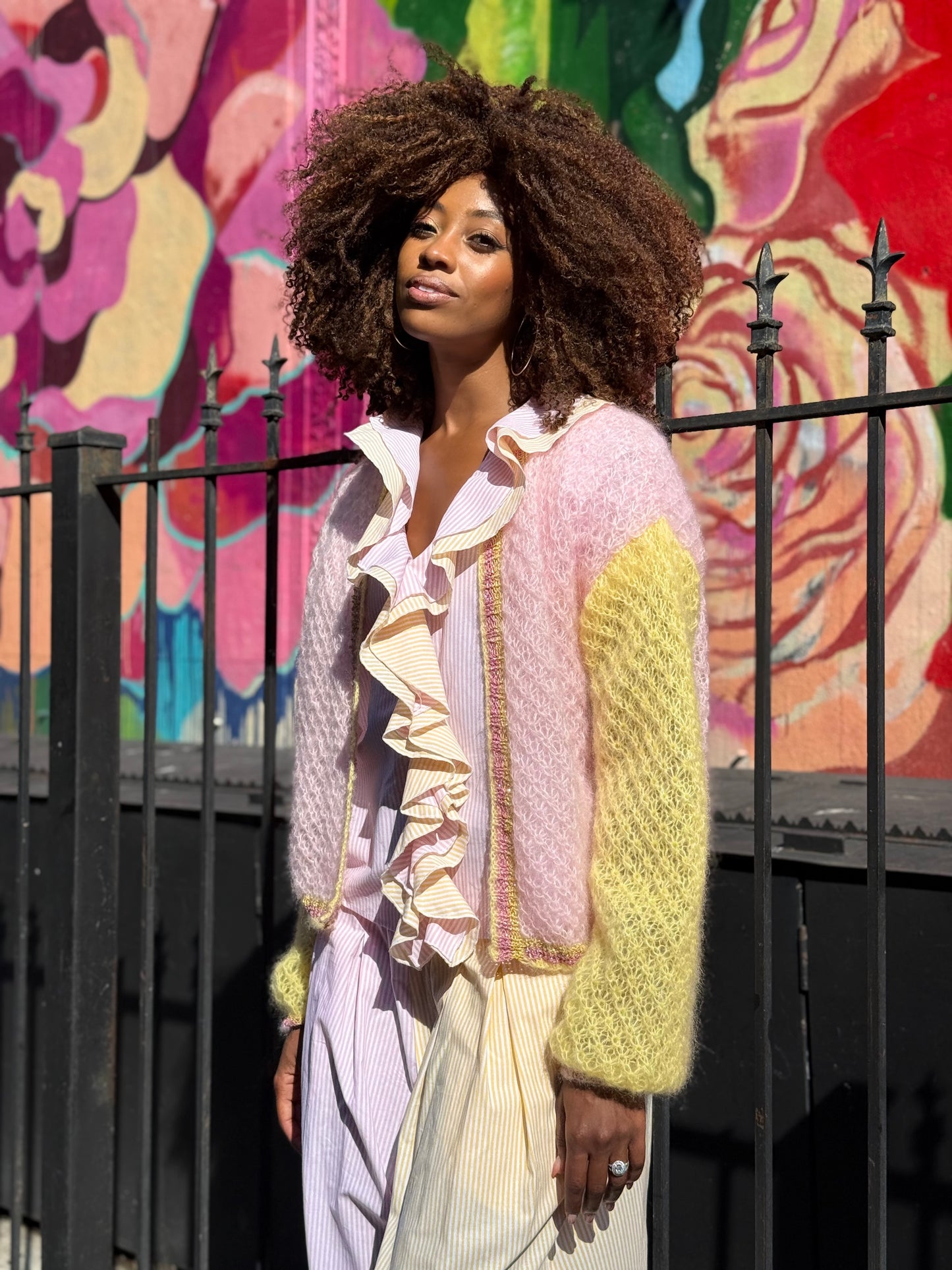 LITTLE JACKET JOUR YELLOW/PINK