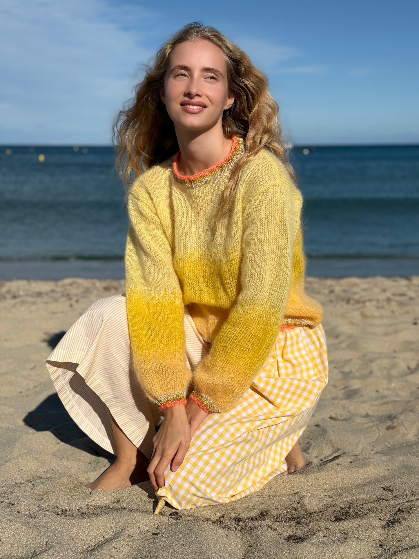 SWEATER TIE&DYE YELLOW