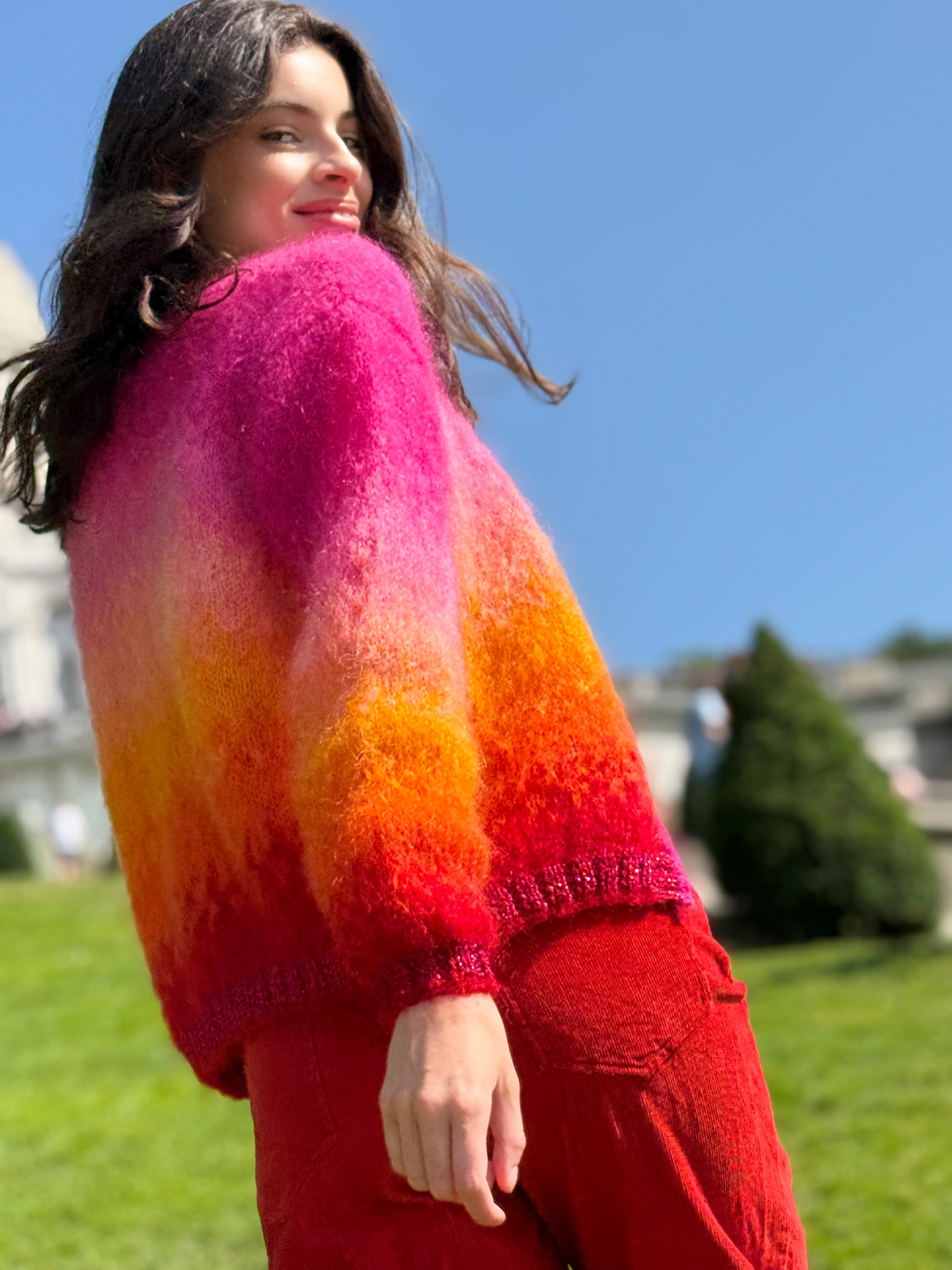 rose carmine ローズ・カーマイン モヘアニットセーター　フレイム Rose Carmine