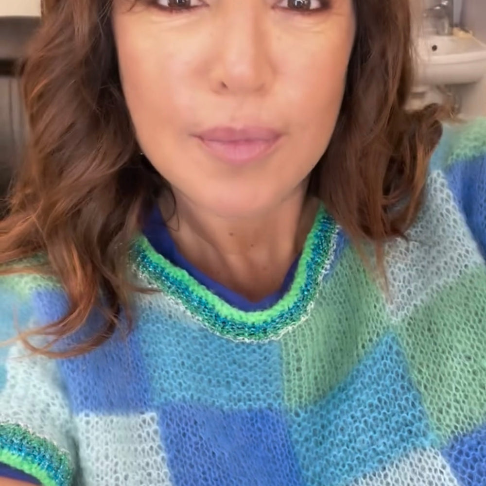 
                  
                    Le pull d’Elsa 💚🩵💙
                  
                