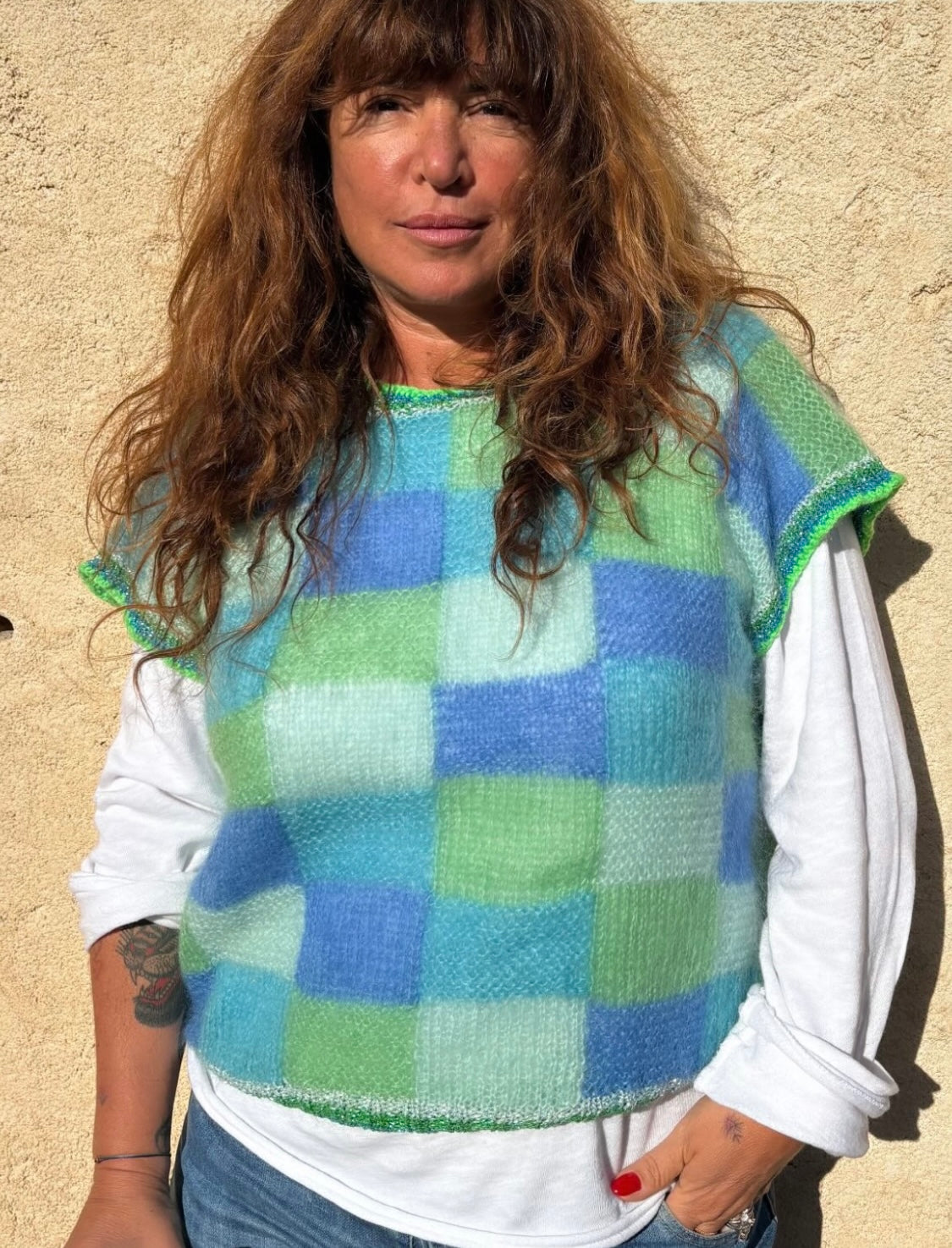Le pull d’Elsa 💚🩵💙