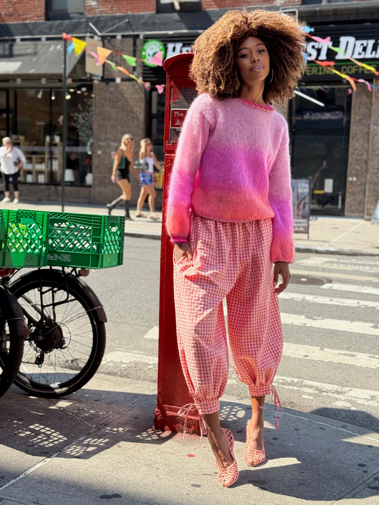 SWEATER TIE&DYE PINK/BLUSH – Rose Carmine