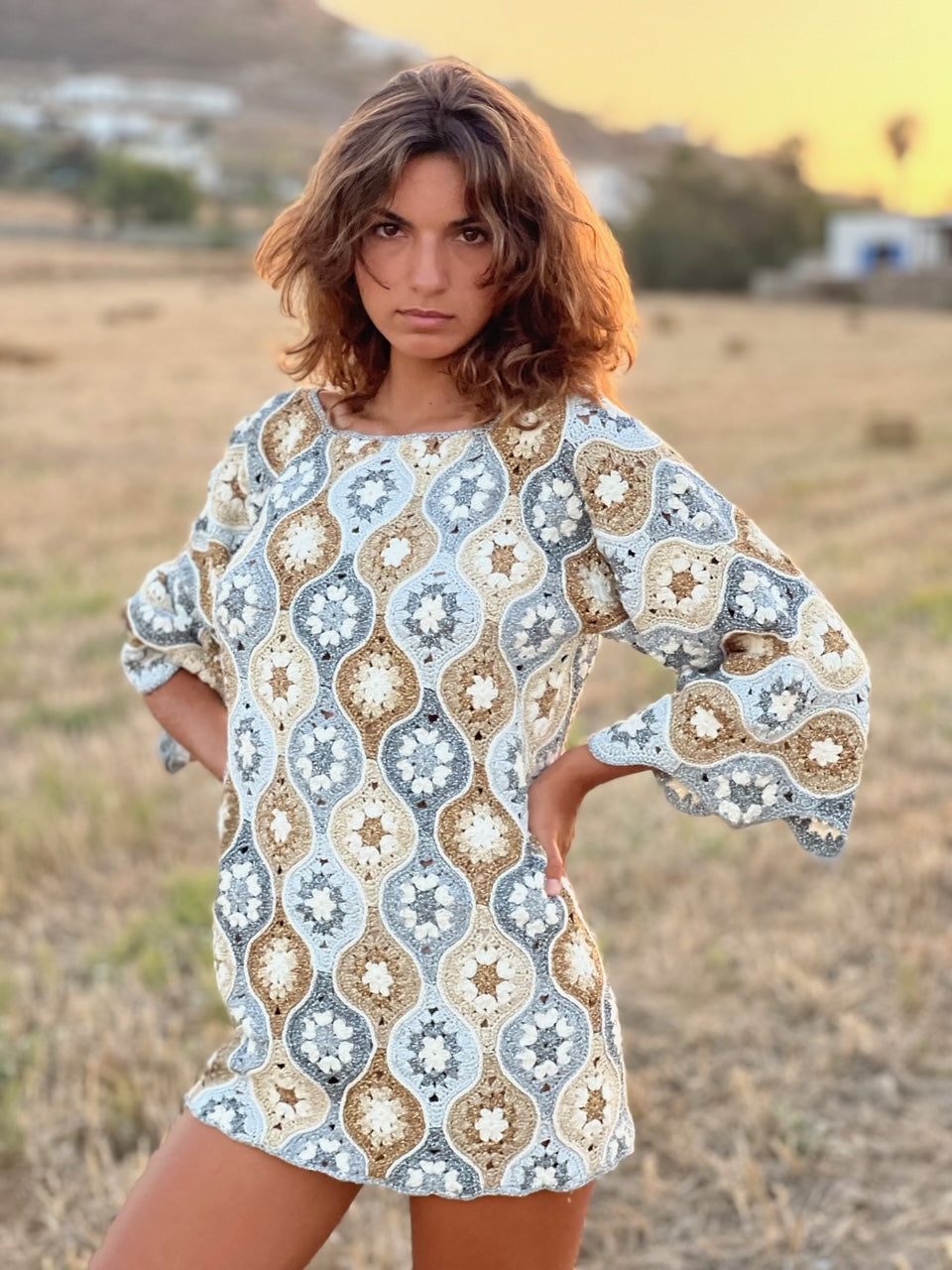 DRESS SLEEVES 3/4 LUXURY GOLD & SILVER