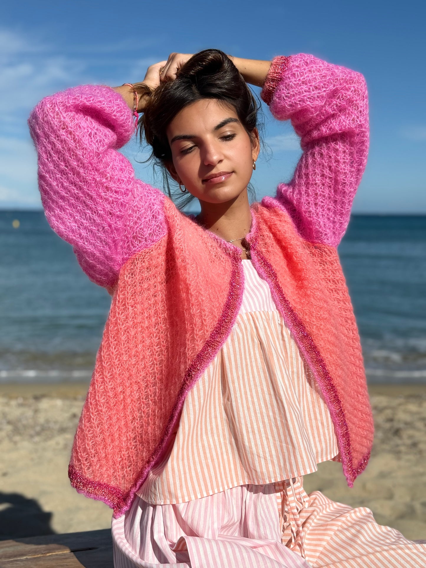 LITTLE JACKET JOUR PINK/BLUSH