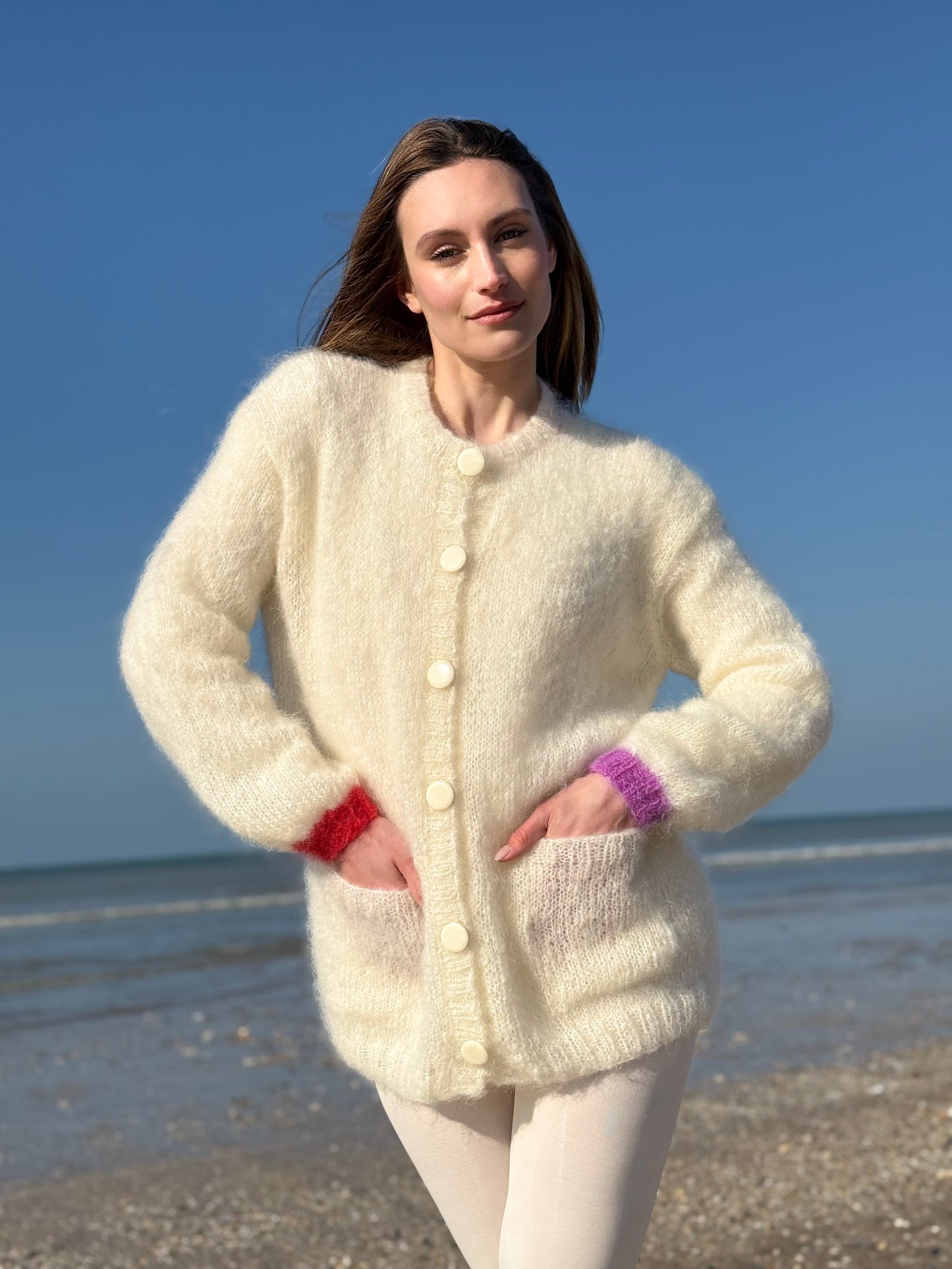 MY BEAUTIFUL LONG JACKET ECRU