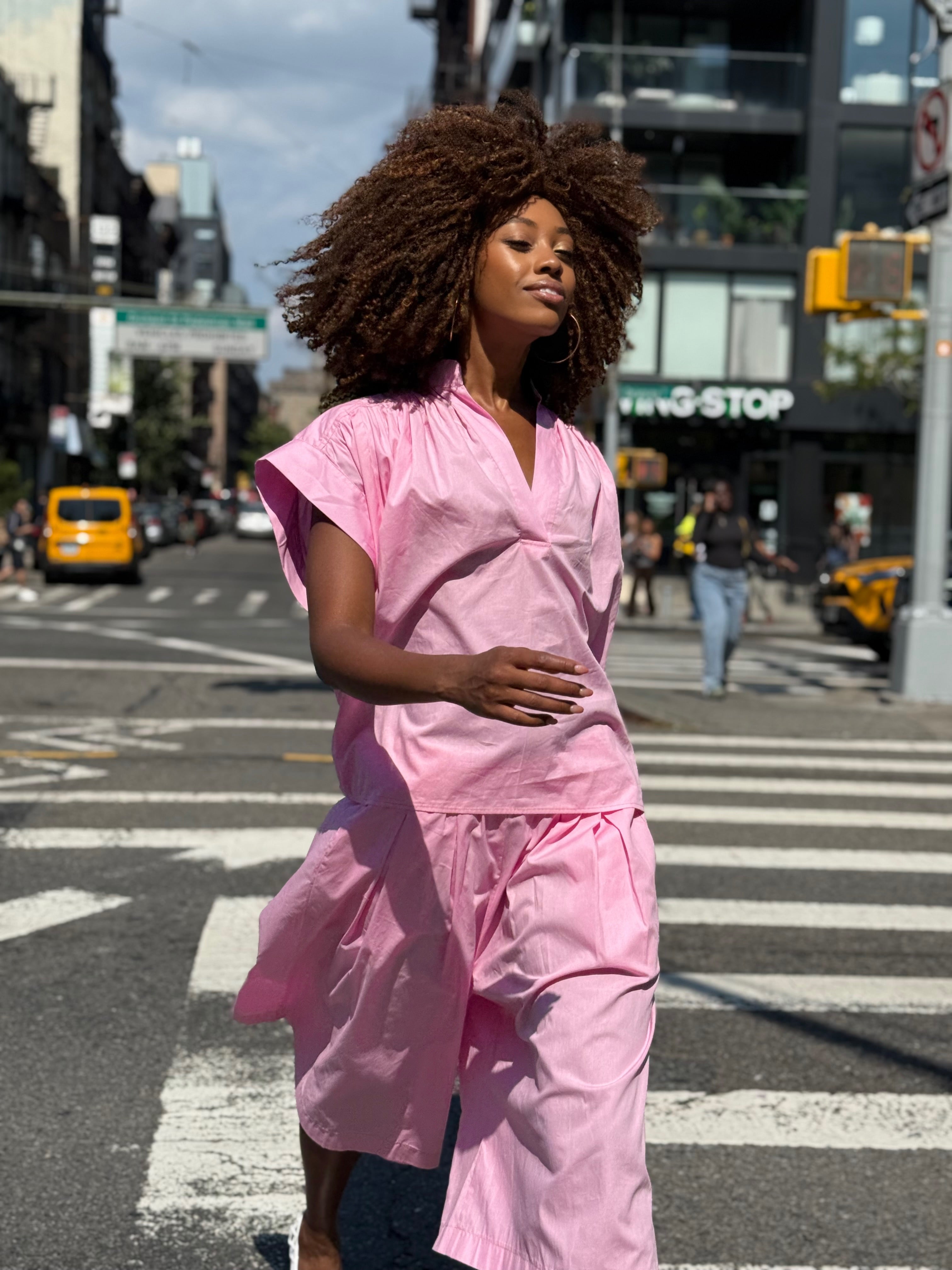 【Rose】HEVE SUZURAN SLEEVE BLOUSE PRETTY BLOUSE PINK – Rose Carmine