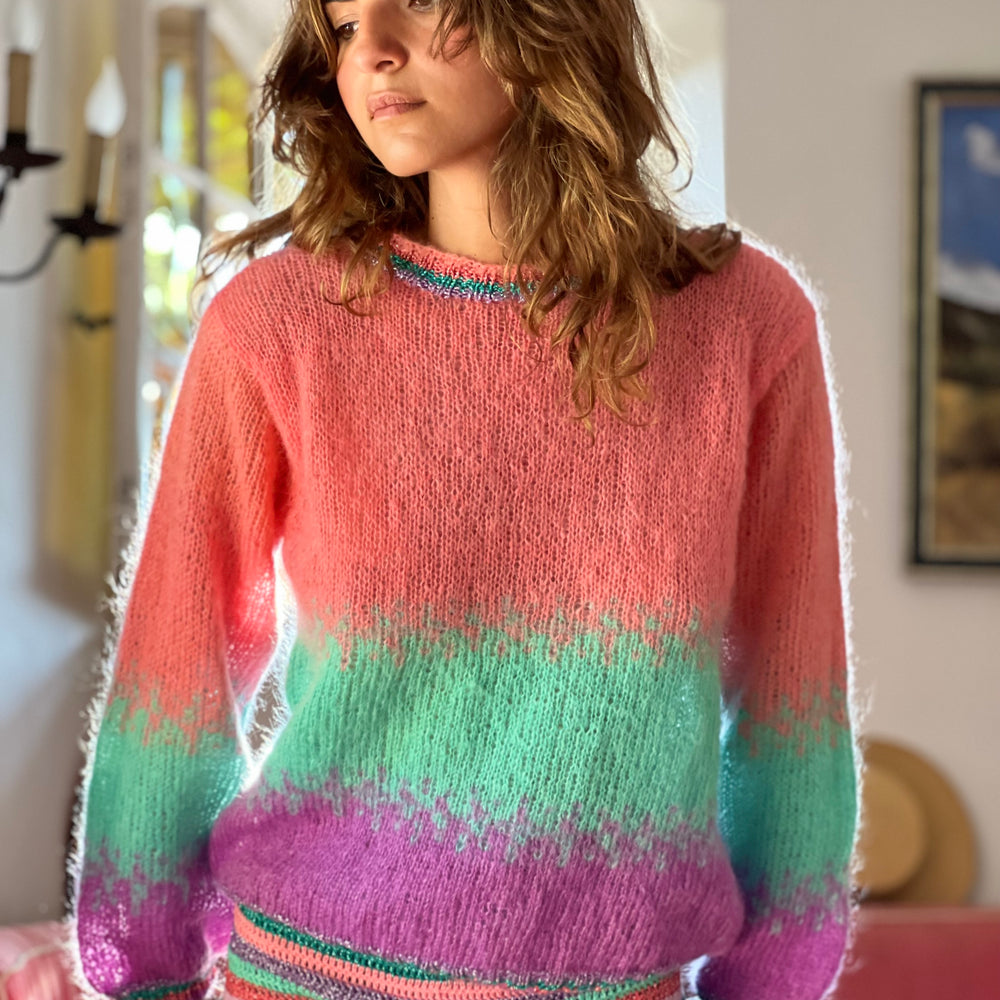SWEATER TIE&DYE PALM SPRINGS