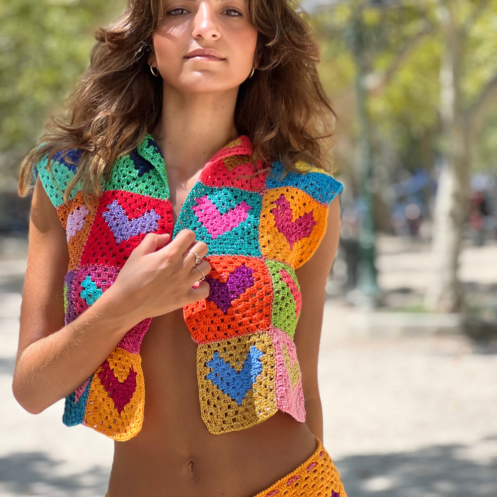 
                  
                    BOLERO NO SLEEVES MON COEUR MULTICOLORE
                  
                