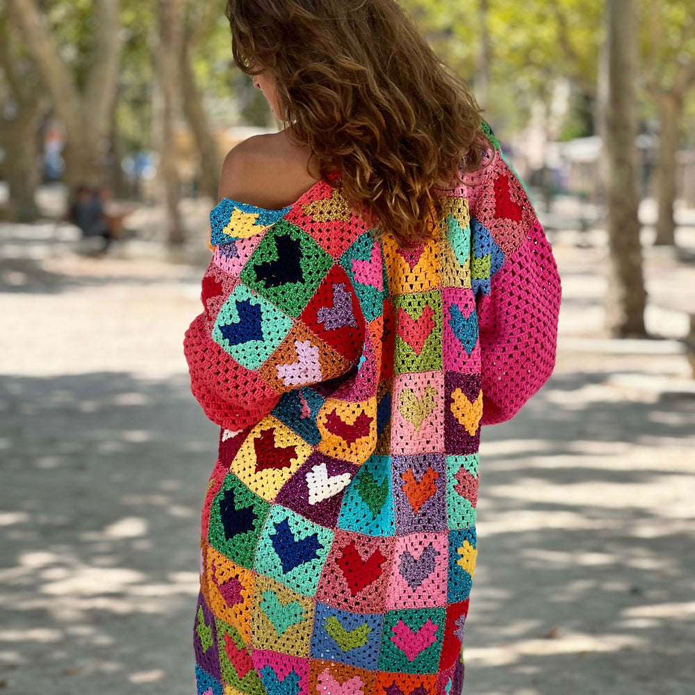 
                  
                    COAT MON COEUR MULTICOLORE
                  
                