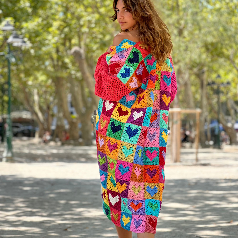 COAT MON COEUR MULTICOLORE