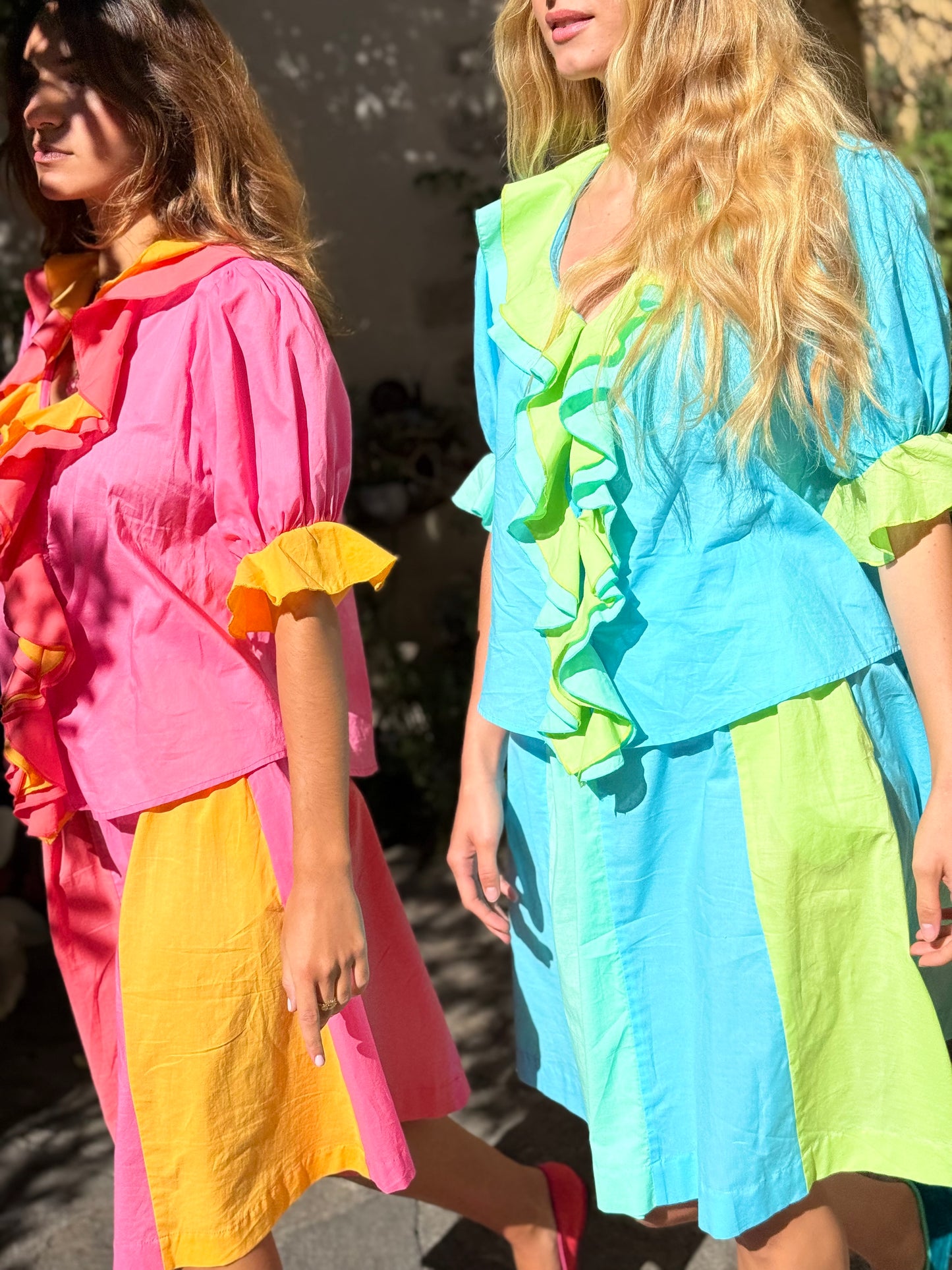 FAIRY BLOUSE VOILE DE COTON BLUE LADY