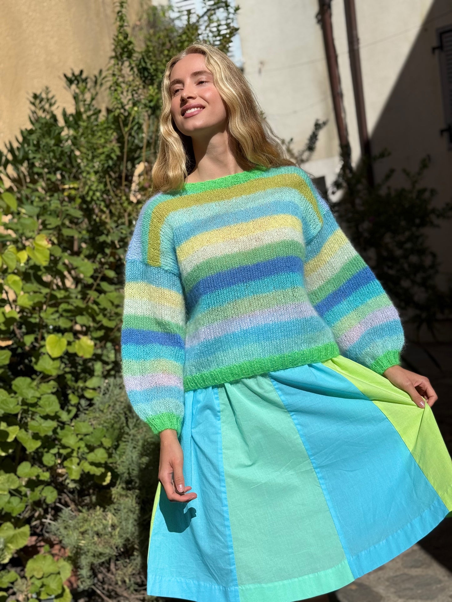 SWEATER MULTISTRIPES BLUE