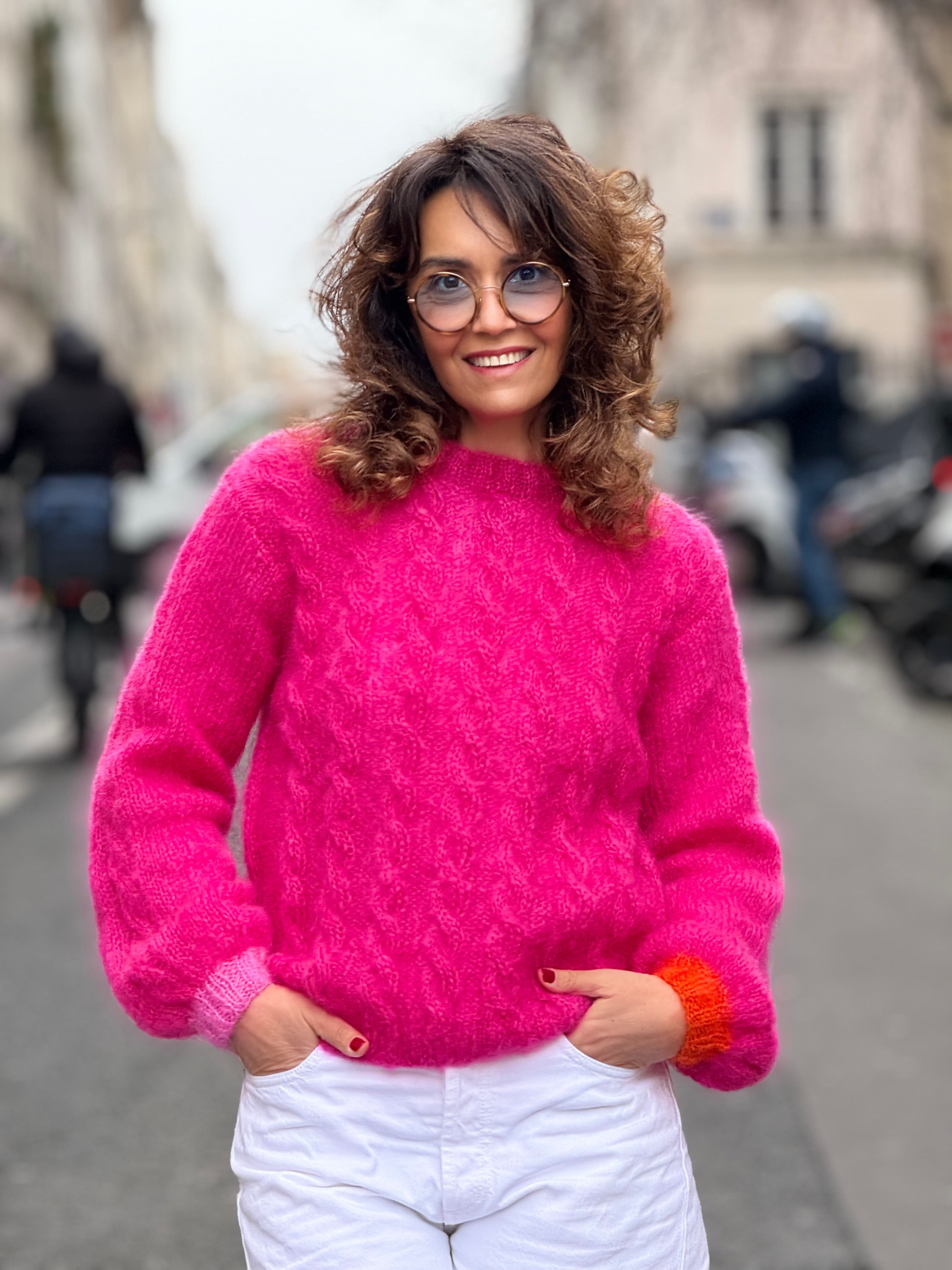 rose carmine ローズ・カーマイン モヘアニットセーター　フレイム Rose Carmine