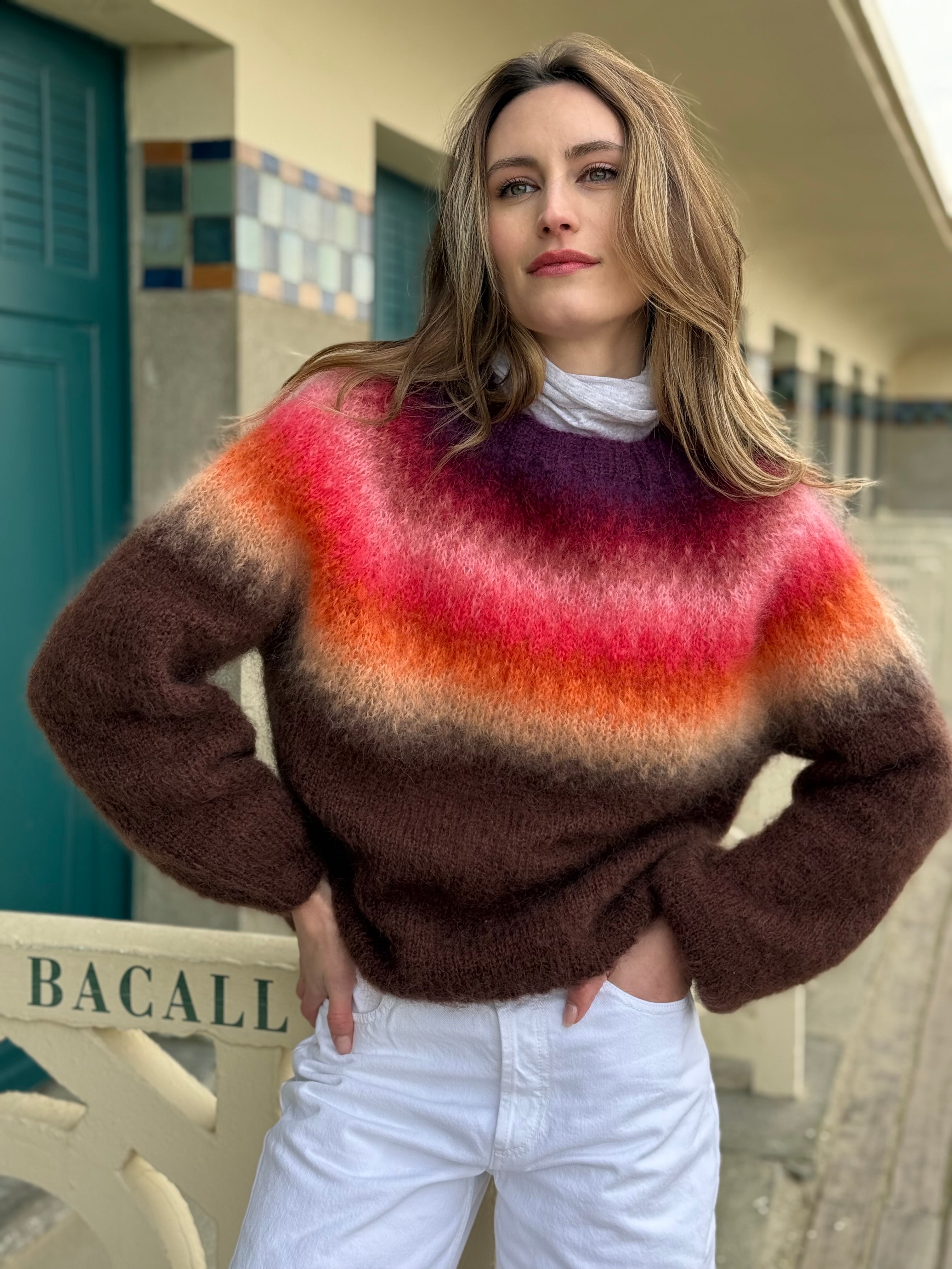 rose carmine ローズ・カーマイン モヘアニットセーター　フレイム rose carmine ローズ・カーマイン モヘアニットセーター フレイム