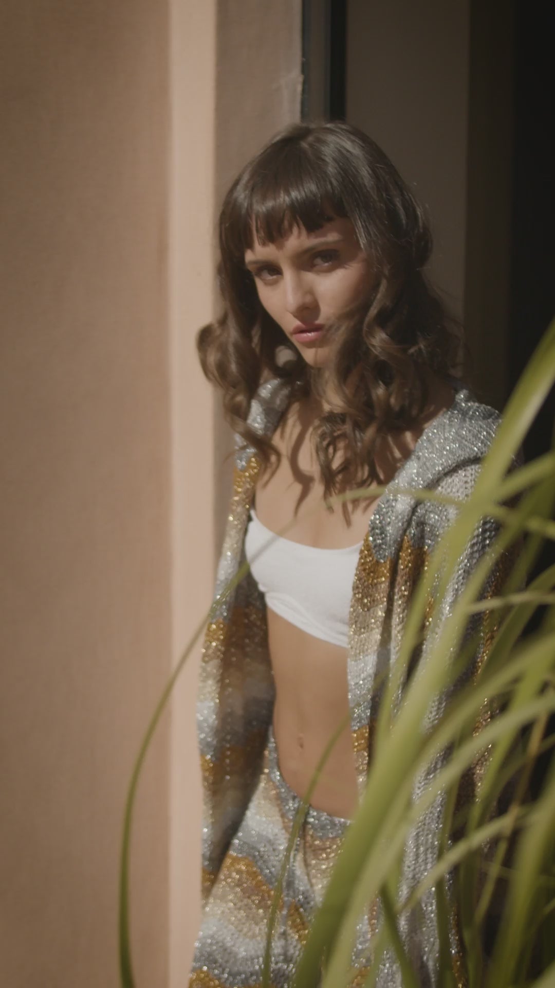 BERMUDA WAVE LUREX GOLD & SILVER