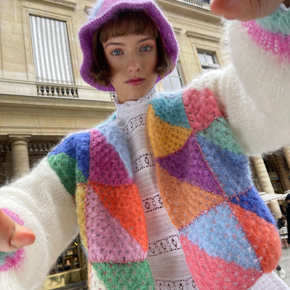BOLERO DIAGONALES PASTEL