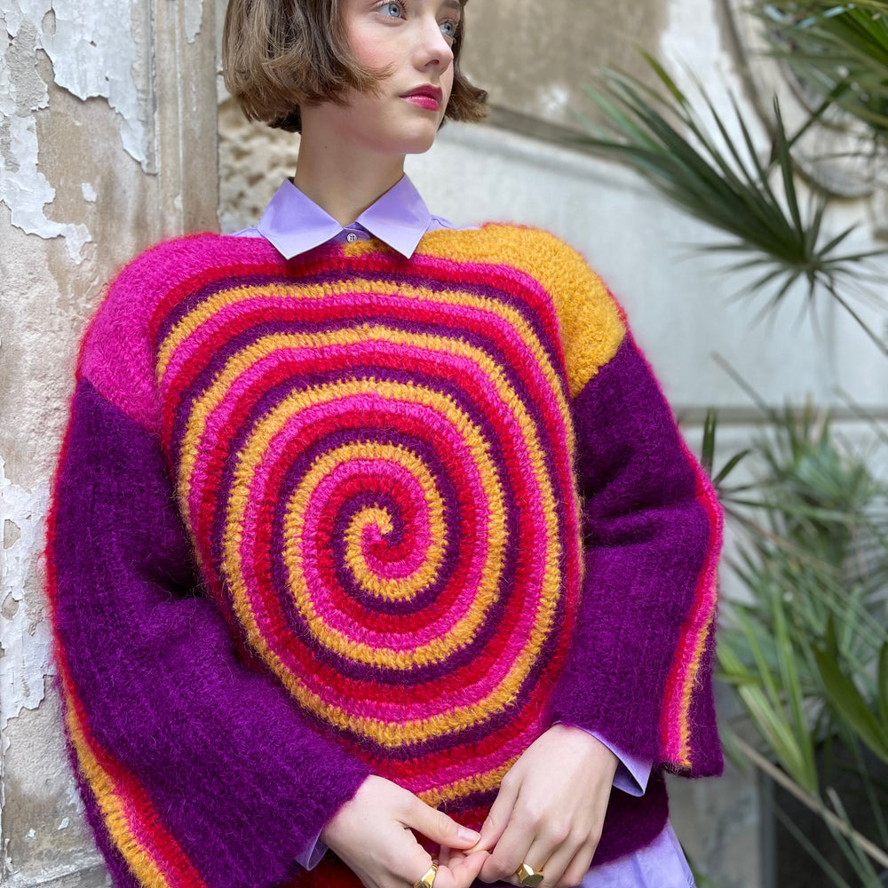 SWEATER SPIRALES RED