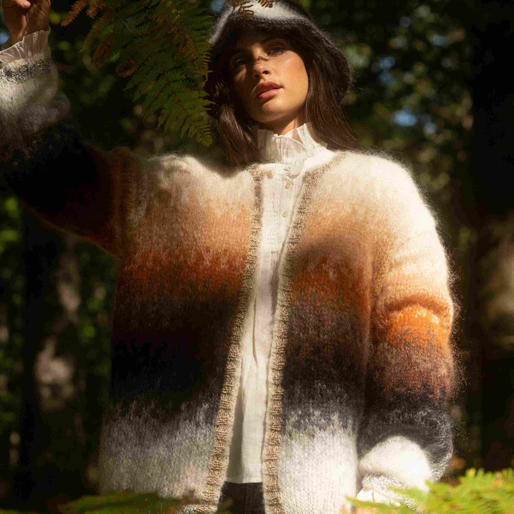 GILET TIE&amp;DYE 12 COULEURS BEIGE